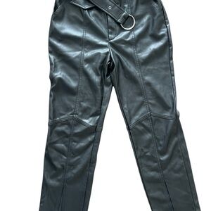 Nordstrom Black Faux Leather Pants